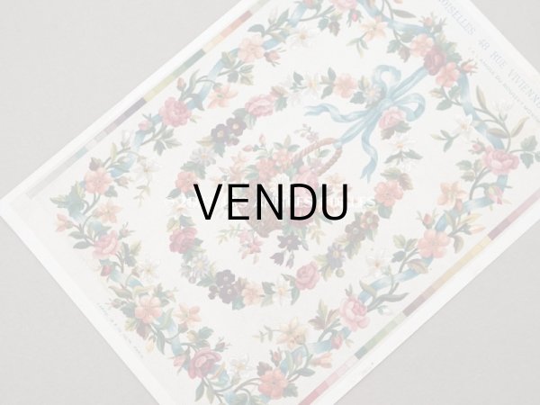 画像4: 19世紀末 アンティーク プチポワンの図案 - JOURNAL DES DEMOISELLES - (4)