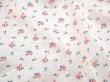 画像5: アンティーク  小花柄 コットン製ファブリック パウダーピンク　- ROMANEX - (5)