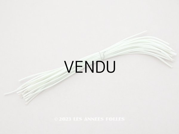 画像1: アンティーク 布花用 茎 淡いグリーン 26ピース 約28cm (1)