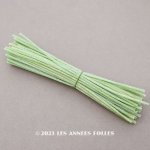画像: アンティーク 布花用 茎 ピスタチオグリーン 56ピース 約14cm