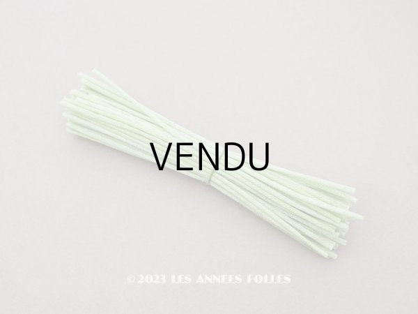 画像1: アンティーク 布花用 茎 ピスタチオグリーン 56ピース 約14cm (1)