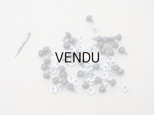 画像7: 19世紀末 アンティーク ブーツ用ボタンのセット (7)