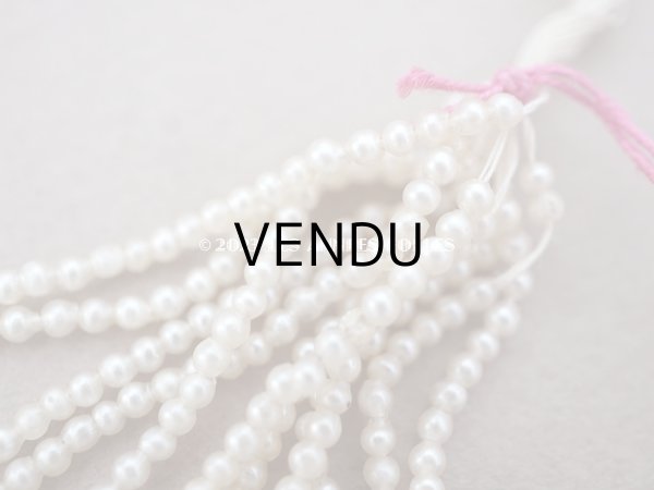 画像5: 1910~1920年頃 アンティーク 極小　1.8×2mm　フェイクパール  スフレビーズ　 約1750ピース 吹きガラス製ビーズ (5)