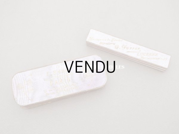 画像7: 1900年頃 アンティーク ジュエリーボックス　パウダーピンク (7)