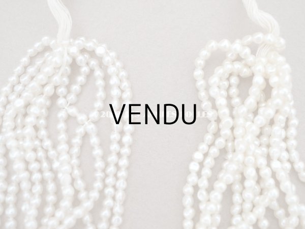 画像8: 1910~1920年頃 アンティーク 極小 3mm バロックパール スフレビーズ 約1230ピース 吹きガラス製ビーズ (8)