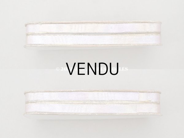 画像3: 1900年頃 アンティーク マーガレットのジュエリーボックス　ライラック色 (3)