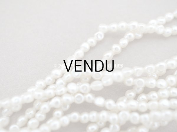 画像4: 1910~1920年頃 アンティーク 極小 3mm バロックパール スフレビーズ 約1230ピース 吹きガラス製ビーズ (4)