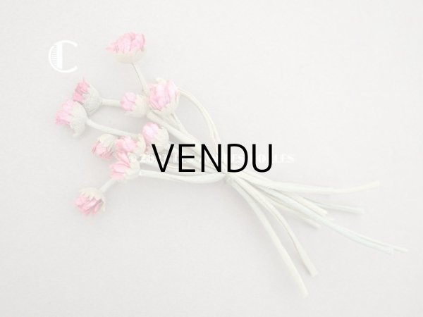 画像8: アンティーク デイジーの蕾の布花 11輪のセット (8)