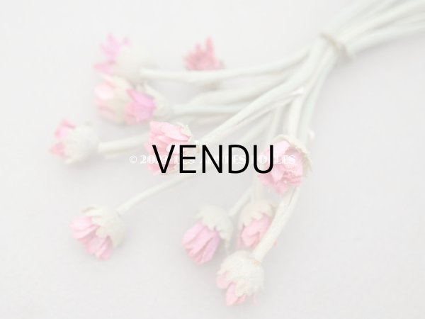 画像3: アンティーク デイジーの蕾の布花 11輪のセット (3)