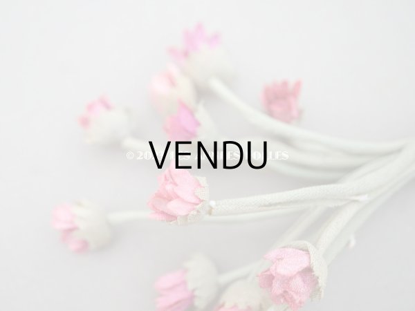 画像4: アンティーク デイジーの蕾の布花 11輪のセット (4)