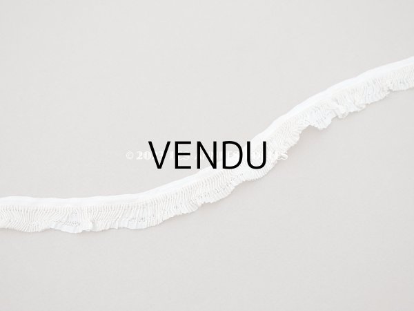 画像6: アンティーク プリーツリボン エクリュ 1.7〜1.9cm幅  (6)