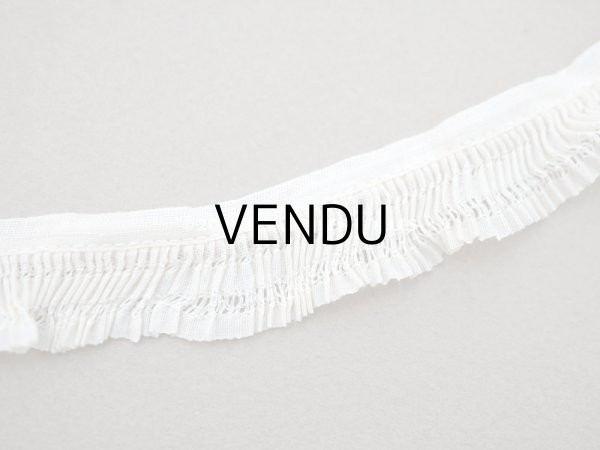 画像5: アンティーク プリーツリボン エクリュ 1.7〜1.9cm幅  (5)