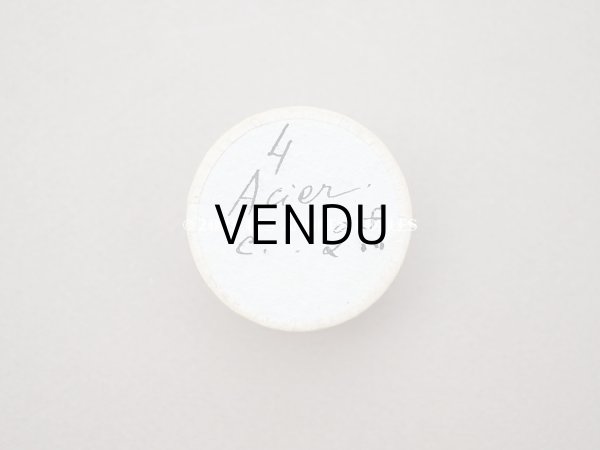 画像6: 1900年頃 アンティーク ガラスの蓋の小さな紙箱 極小2mm　メタル製スパンコール入り - AUX ECUSSONS - (6)