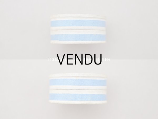 画像4: 1900年頃 アンティーク ガラスの蓋の小さな紙箱 極小2mm　メタル製スパンコール入り - AUX ECUSSONS - (4)