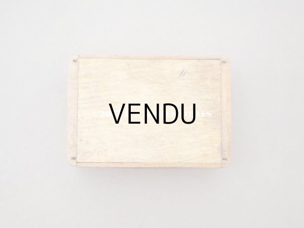 画像3: アンティーク ボンマルシェの小さなエパングルケース 木箱 - AU BON MARCHE - (3)