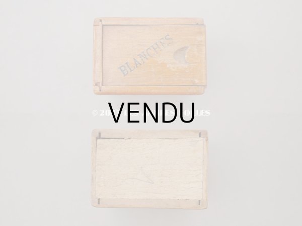 画像5: アンティーク ボンマルシェのエパングルケース 木箱 - AU BON MARCHE - (5)