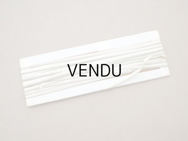 画像4: アンティーク  リボン刺繍 & ロココトリム用 シルク製 リボン 極細3mm幅 グリーン RUBANS TRIANON  (4)