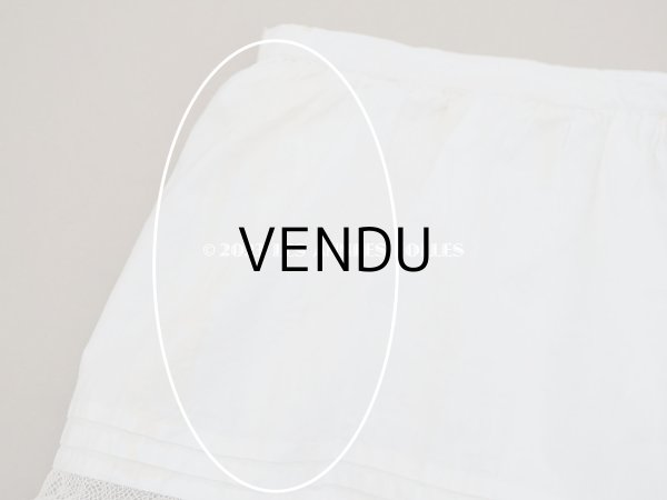 画像10: 1900年頃 アンティーク  ドレスの裾  4段のヴァランシエンヌレース  (10)