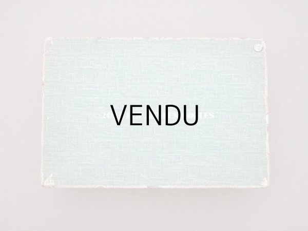 画像8: 1900年頃 アンティーク ローズパニエ柄　カルトナージュボックス  (8)