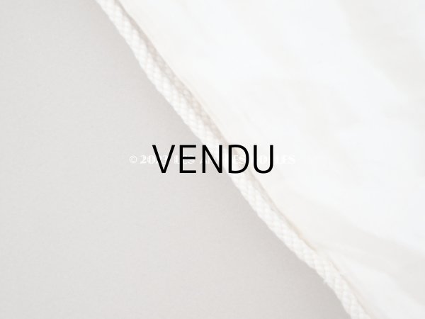 画像11: アンティーク シルク製 勿忘草のハンキーケース リボン付き ハンカチ用ポシェット JEANNE (11)