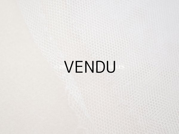 画像3: アンティーク シルク製 チュールレース地 140cm幅　ローズグレイ (3)