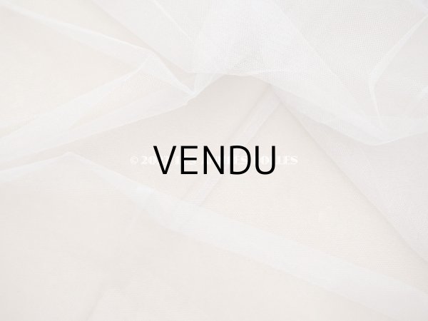 画像5: アンティーク シルク製 チュールレース地 140cm幅　ローズグレイ (5)