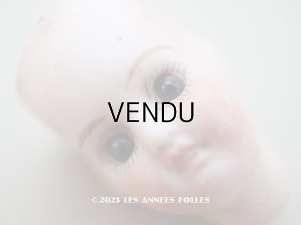 画像13: 未使用 アンティーク ミニョネットのヘッド　ドールヘッド JV Jules Verlingue (13)