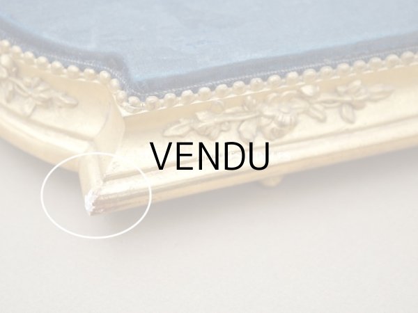 画像8: ＊蚤の市＊19世紀 アンティーク 薔薇模様 木製の台座 ゴールド  (8)