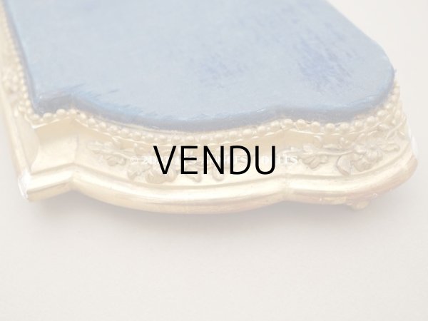 画像10: ＊蚤の市＊19世紀 アンティーク 薔薇模様 木製の台座 ゴールド  (10)