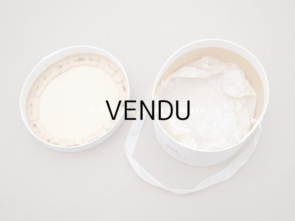 画像11: アンティーク ドール用 ハットボックス フェルトの帽子 - GELOT - (11)