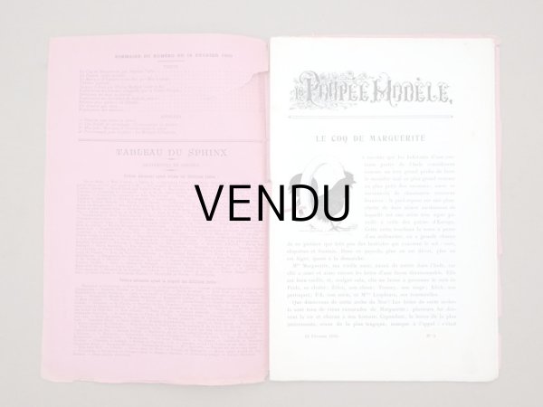 画像5: 1900年　アンティーク ドール新聞　型紙付き 15 FEVRIER 1900 - LA POUPEE MODELE -  (5)