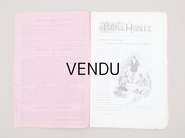 画像5: 1899年　アンティーク ドール新聞　型紙付き AOUT 1899 - LA POUPEE MODELE -  (5)