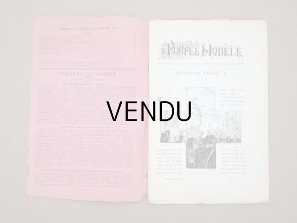 画像5: 1900年　アンティーク ドール新聞　型紙付き 15 JANVIER 1900 - LA POUPEE MODELE -  (5)
