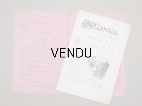 画像5: 1899年　アンティーク ドール新聞　型紙付き 15 FEVRIER 1899 - LA POUPEE MODELE -  (5)