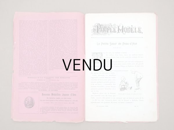 画像5: 1899年　アンティーク ドール新聞　型紙付き NOVEMBRE 1899 - LA POUPEE MODELE -  (5)