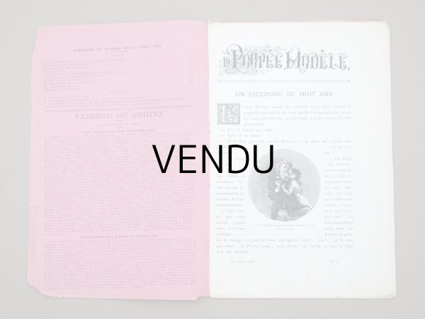 画像5: 1899年　アンティーク ドール新聞　型紙付き AVRIL 1899 - LA POUPEE MODELE -  (5)