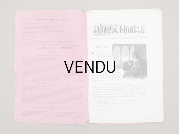 画像5: 1899年　アンティーク ドール新聞　型紙付き JUIN 1899 - LA POUPEE MODELE -  (5)