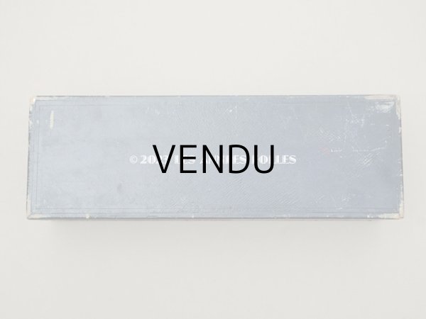 画像5: 1830〜1840年頃　アンティーク 本革製 イニシャル入り　グローブボックス ナイトブルーのシルククッション　- Alphonse Giroux Paris - (5)