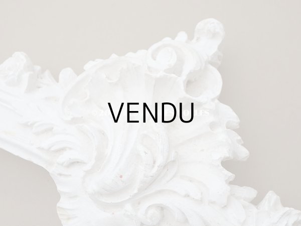 画像3: 1900年頃 アンティーク 大きな石膏のオーナメント　ロカイユ装飾 (3)