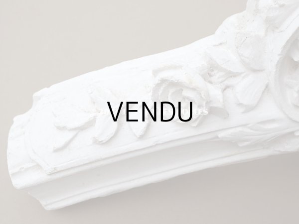 画像7: 1900年頃 アンティーク 大きな石膏のオーナメント　ロカイユ装飾 (7)