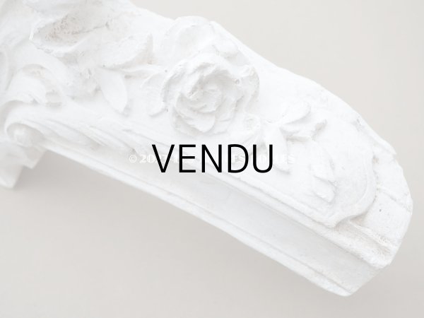 画像8: 1900年頃 アンティーク 大きな石膏のオーナメント　ロカイユ装飾 (8)