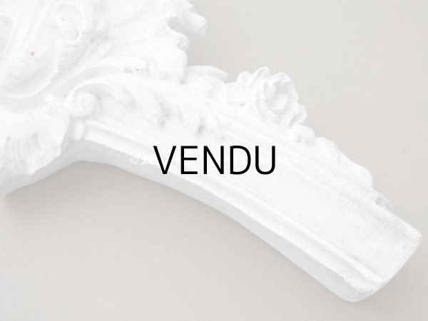 画像5: 1900年頃 アンティーク 大きな石膏のオーナメント　ロカイユ装飾 (5)