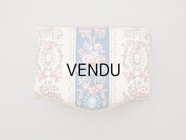 画像3: アンティーク 薔薇の花かご＆メダイヨン お菓子箱 カルトナージュ ボックス  (3)