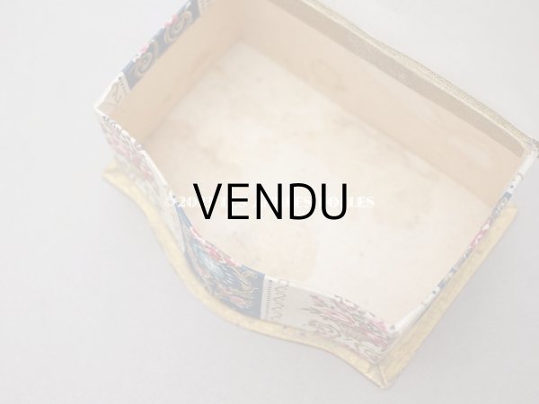 画像5: アンティーク 薔薇の花かご＆メダイヨン お菓子箱 カルトナージュ ボックス  (5)