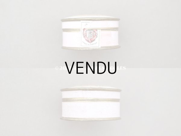 画像4: アンティーク 携帯用 パウダーボックス パフ付 LA DORINE DE POCHE POUDRE DE RIZ COMPACTE - DORIN PARIS - (4)