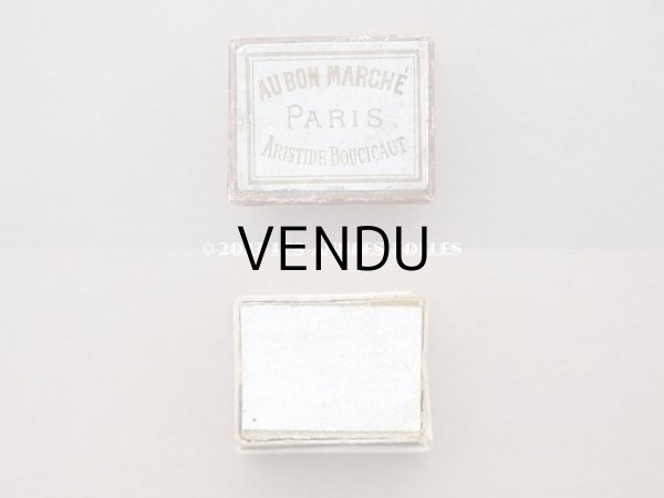 画像3: アンティーク ボンマルシェ　シルバー製シンブル イニシャル入り&星柄 指ぬき  - AU BON MARCHE - (3)