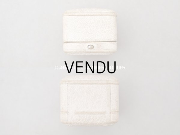 画像7: アンティーク イニシャル入り ジュエリーボックス ベージュ リングボックス (7)