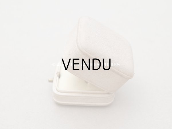 画像4: アンティーク ジュエリーボックス ベージュ リングボックス (4)