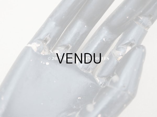 画像7: アンティーク 木製 ジュエリースタンド ハンドモチーフ リングスタンド (7)