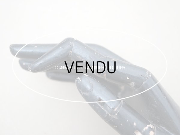 画像13: アンティーク 木製 ジュエリースタンド ハンドモチーフ リングスタンド (13)